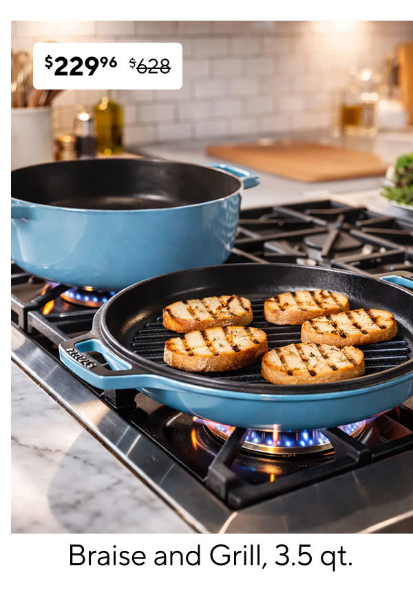 Staub Braise and Grill, 3.5 qt.    