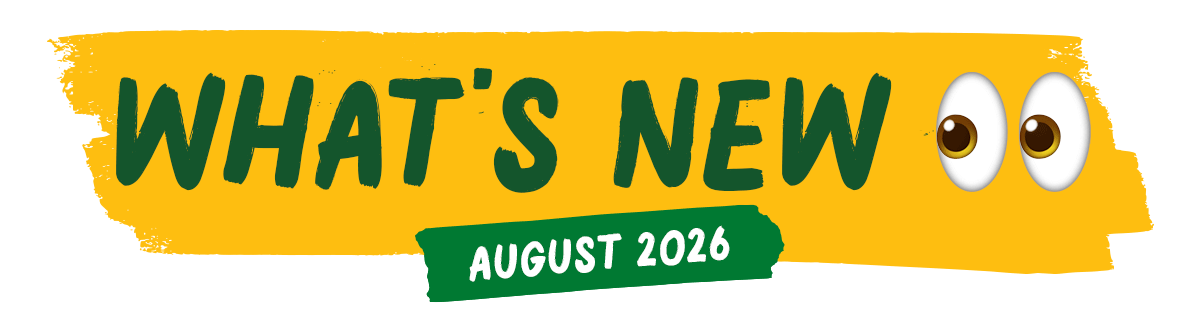 What's New - August 2026