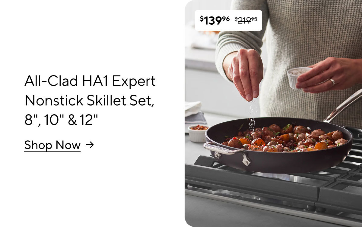 All-Clad HA1 Expert Nonstick Skillet Set