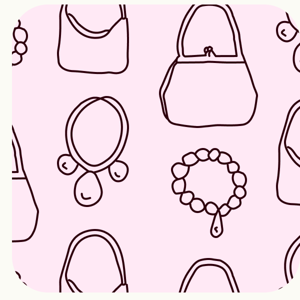 Complete the look Rent the perfect bag and jewelry, too.