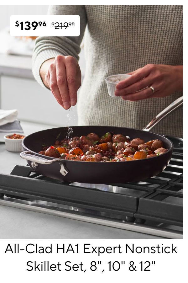 All-Clad HA1 Expert Nonstick Skillet Set
