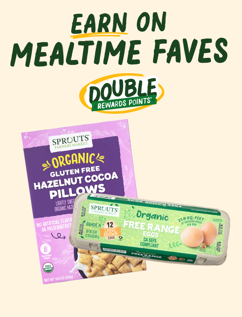 Earn on Mealtime Faves