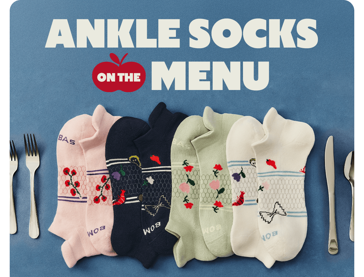ANKLE SOCKS ON THE MENU