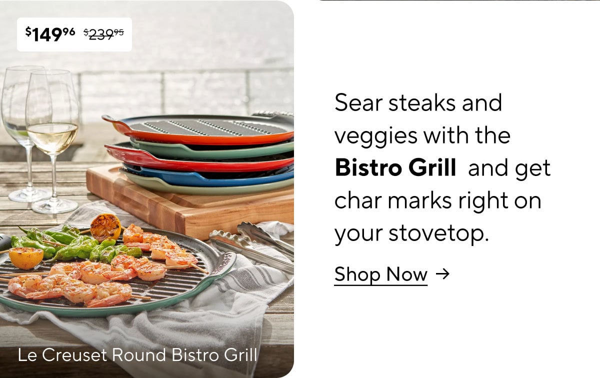 Le Creuset Round Bistro Grill