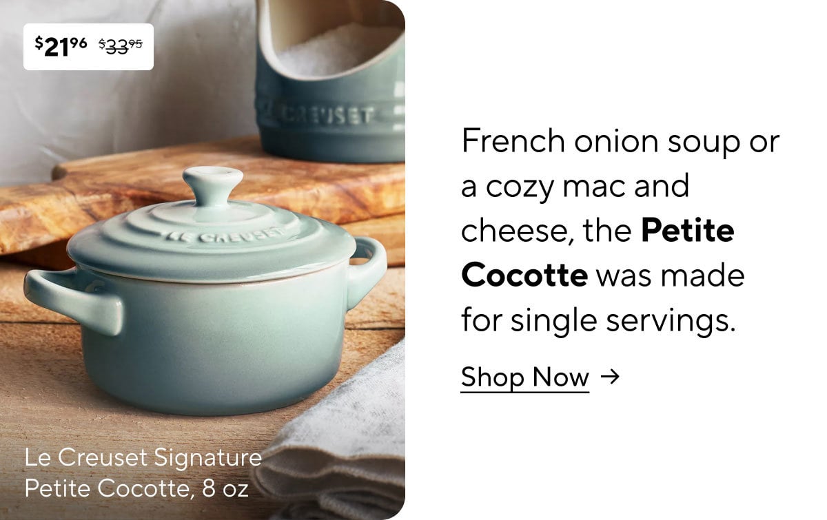 Le Creuset Signature Petite Cocotte, 8 oz
