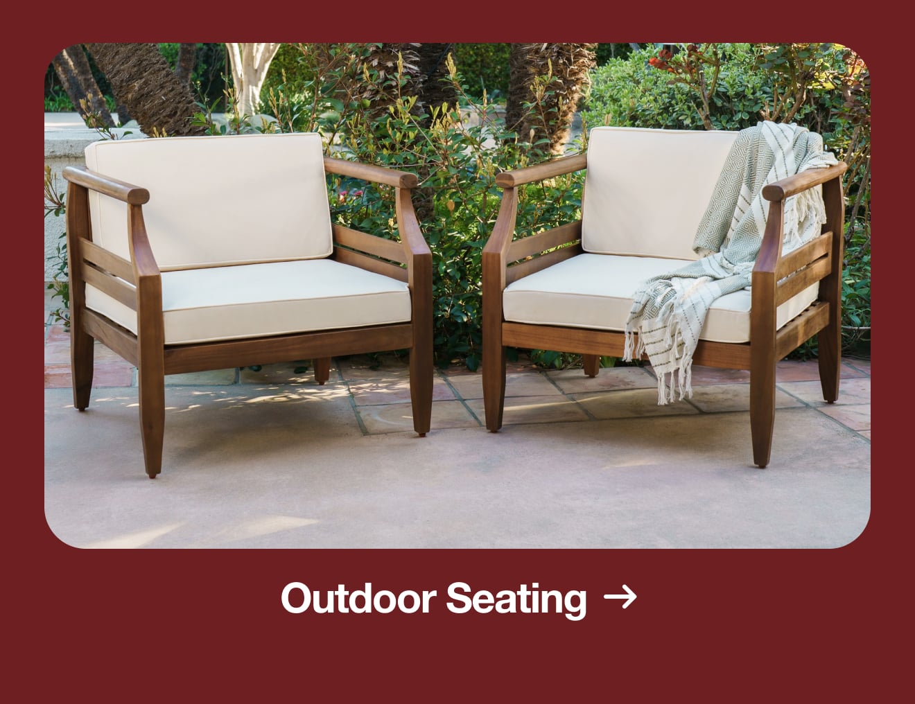 Save on Outdoor Seating