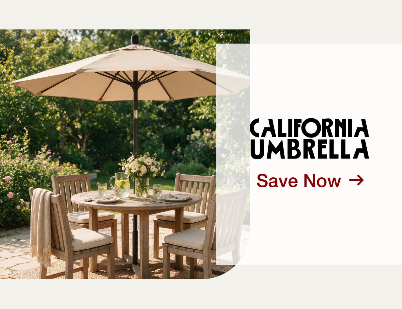Save on California Umbrella