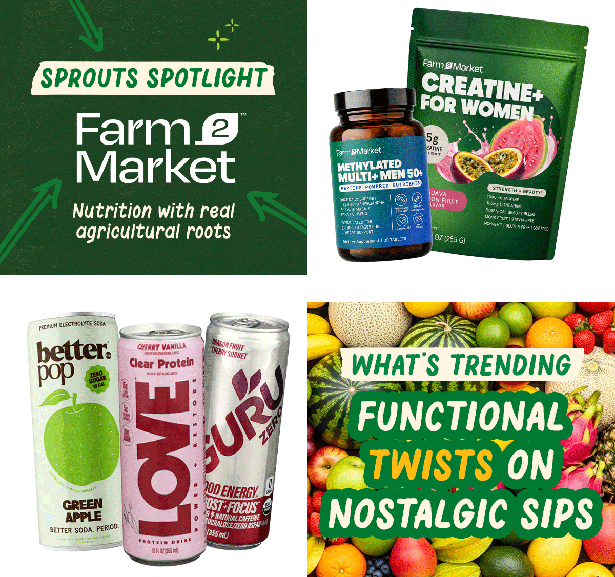 Sprouts Spotlight and What's Trending