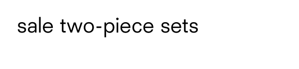 sale two-piece sets