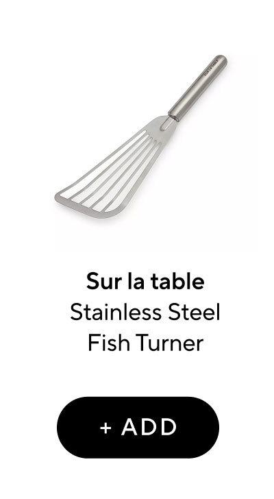 Sur la table Stainless Steel Fish Turner
