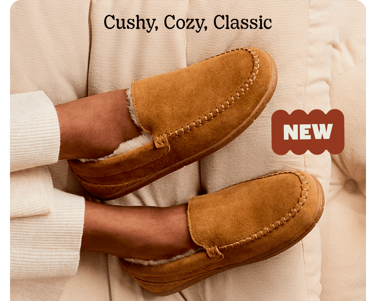 Cushy, Cozy, Classic. NEW
