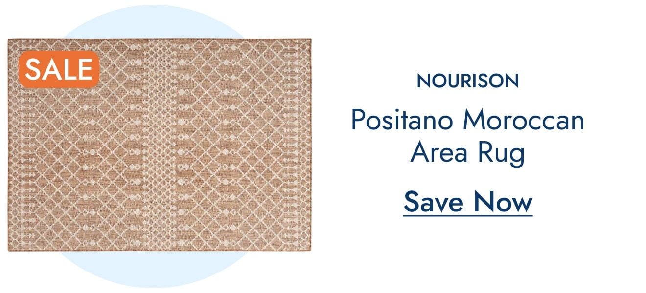 Nourison Positano Moroccan Rug—Save Now
