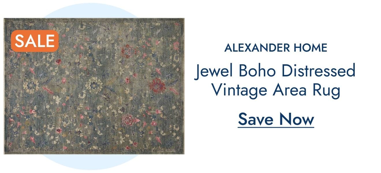 Alexander Home Jewel Boho Vintage Rug—Save Now