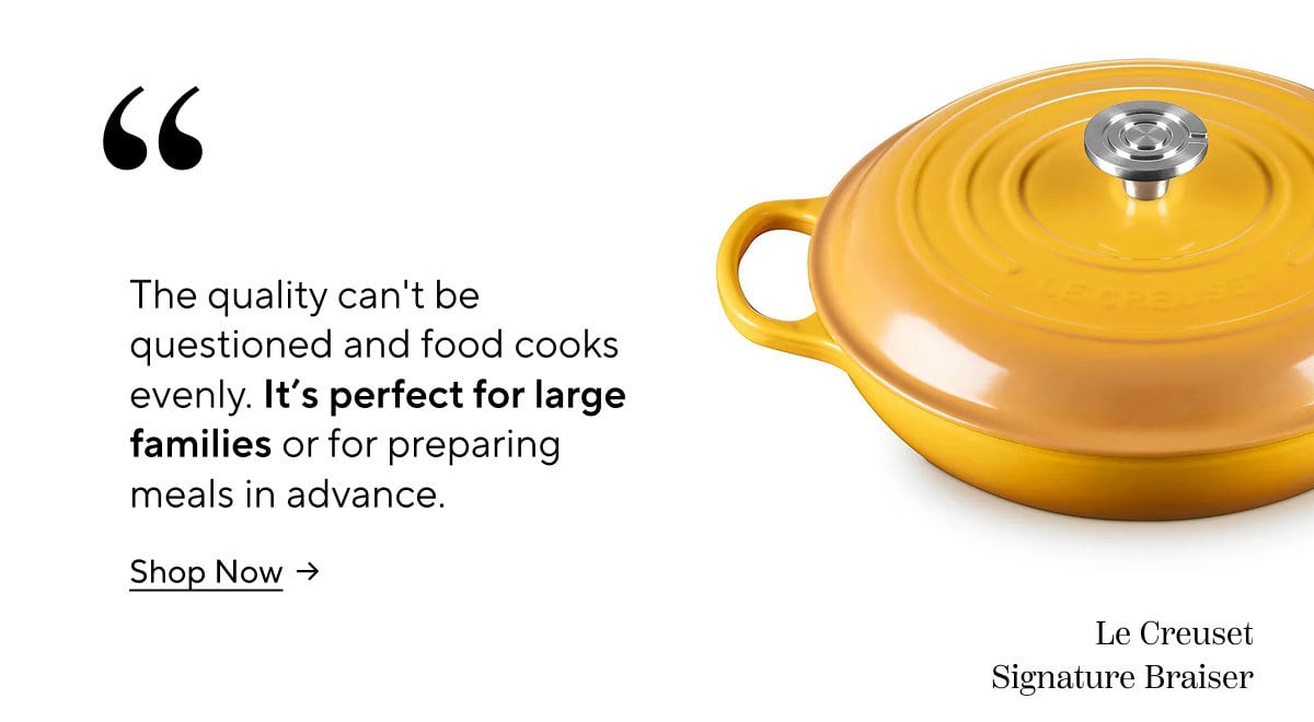 Le Creuset Signature Braiser