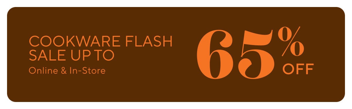 Cookware Flash Sale