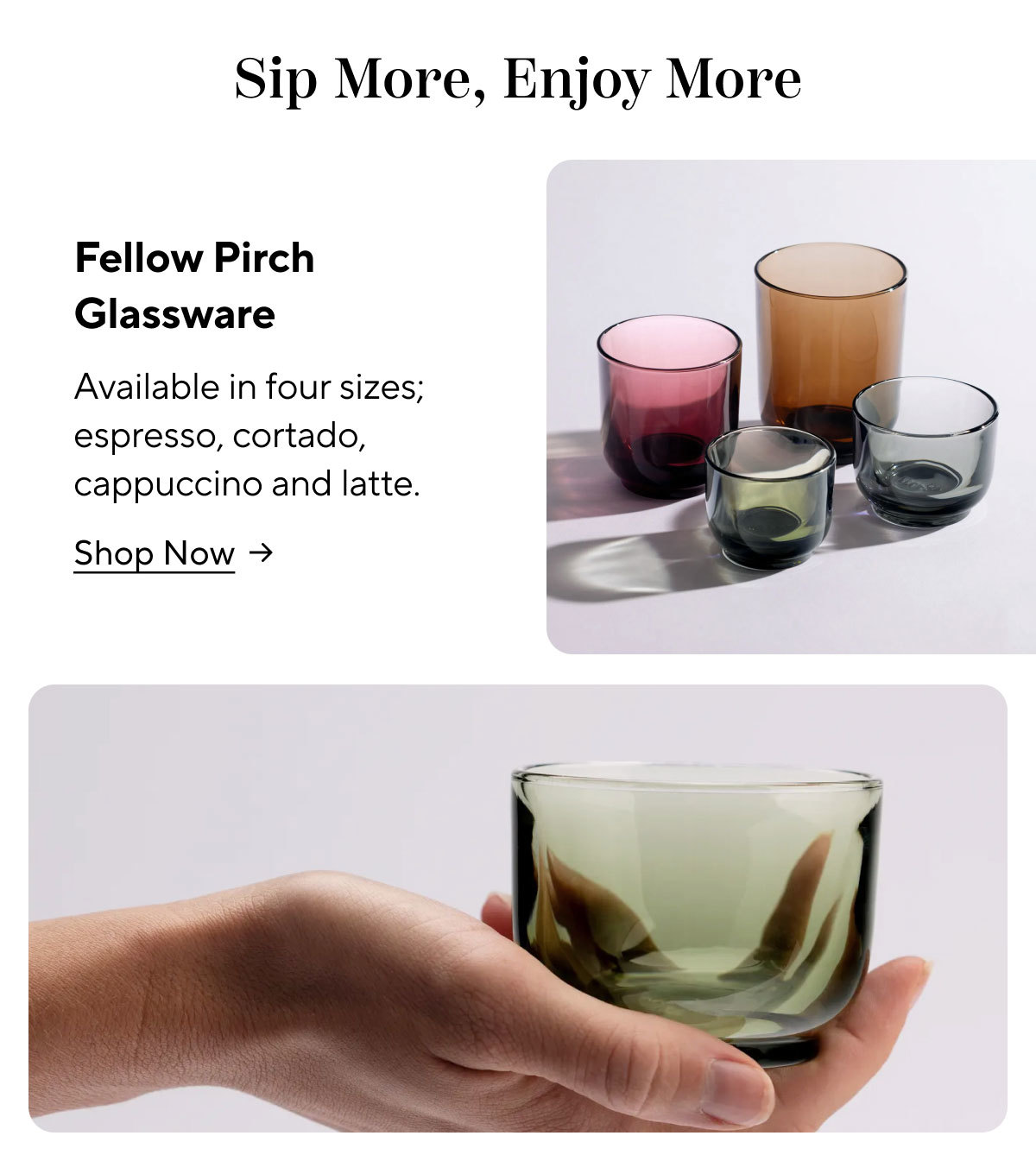 Fellow Pirch Espresso Glasses