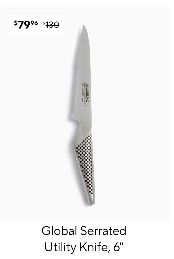 Global Serrated Utility Knife