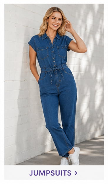 Denim Jumpsuits and Overalls