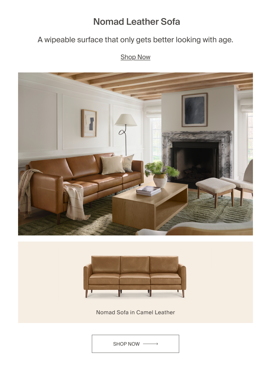 Nomad Leather Sofa