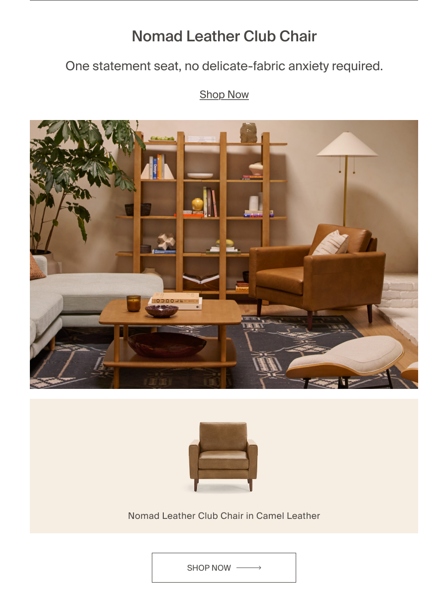 Nomad Leather Club Chair