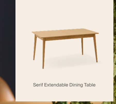 Serif Extendable Dining Table