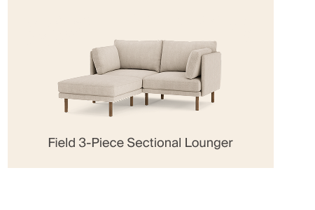 Field 3-Piece Sectional Lounger