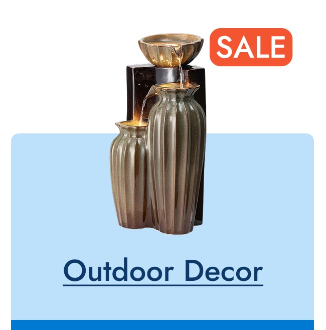 Save on Outdoor Decor