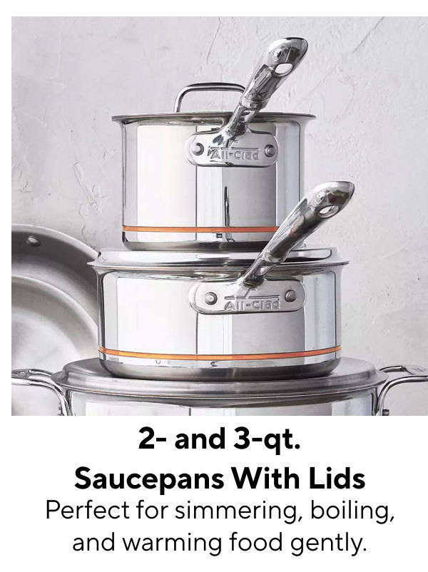 All-Clad Copper Core Saucepans
