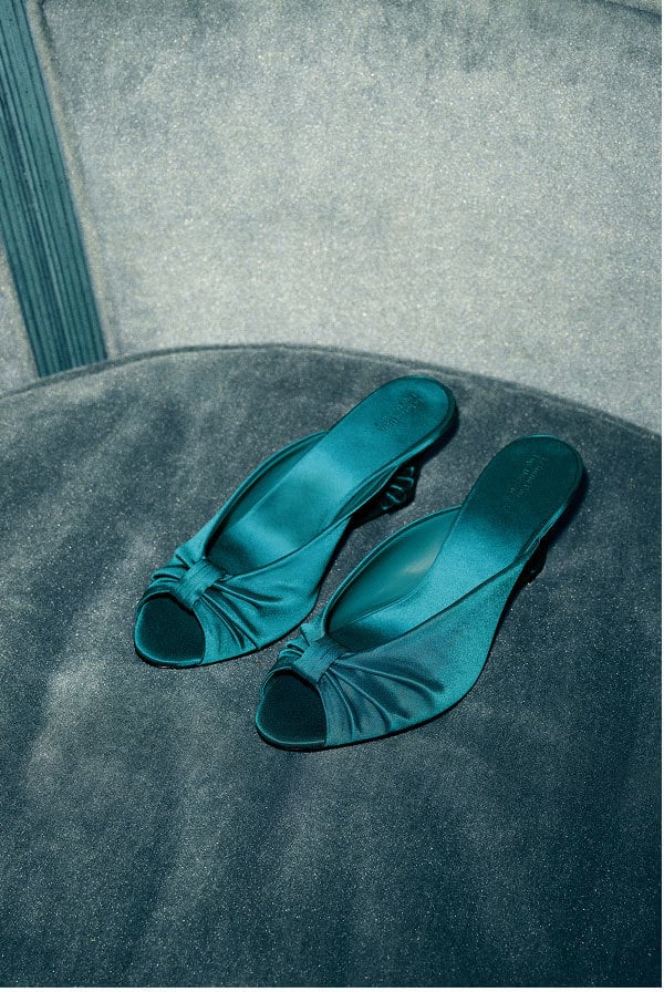 Enya Satin Wedge