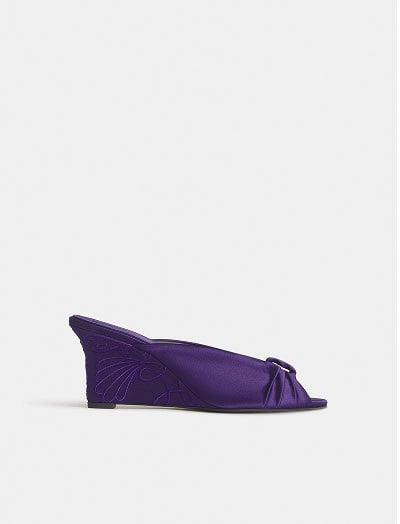 Enya Satin Wedge