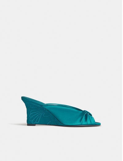 Enya Satin Wedge