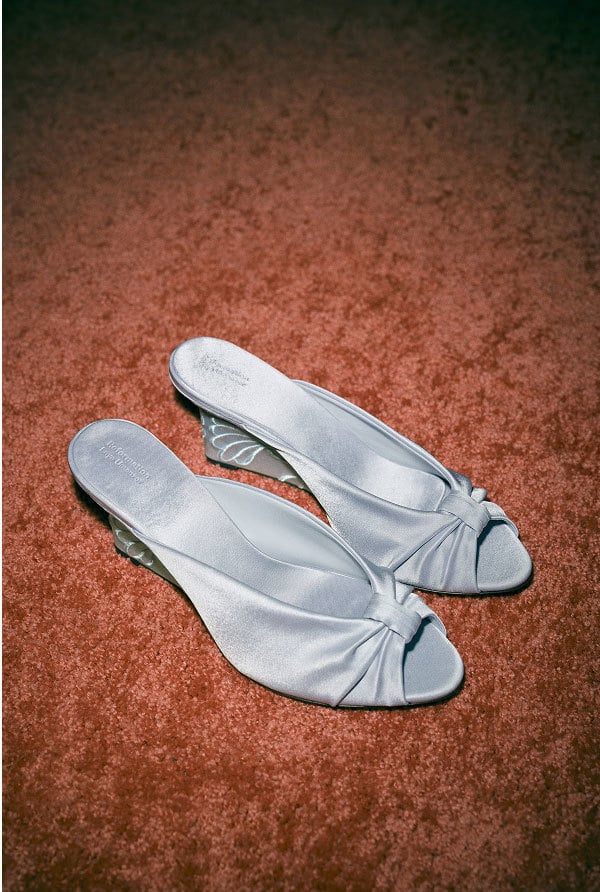 Enya Satin Wedge