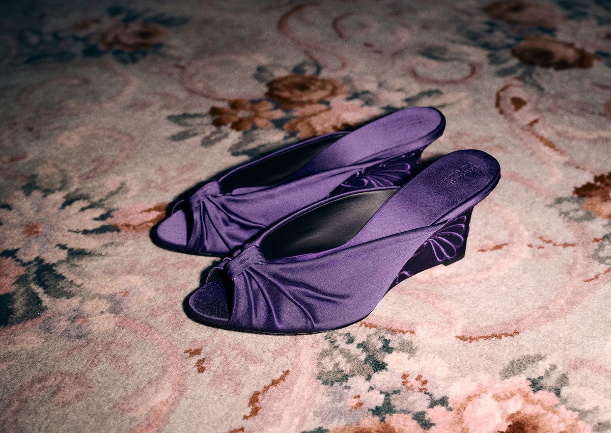Enya Satin Wedge