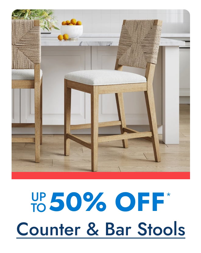 Counter & Bar Stools - Up to 50% Off