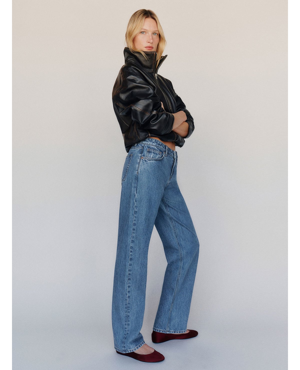 Charlee Low Rise Straight Leg Jeans