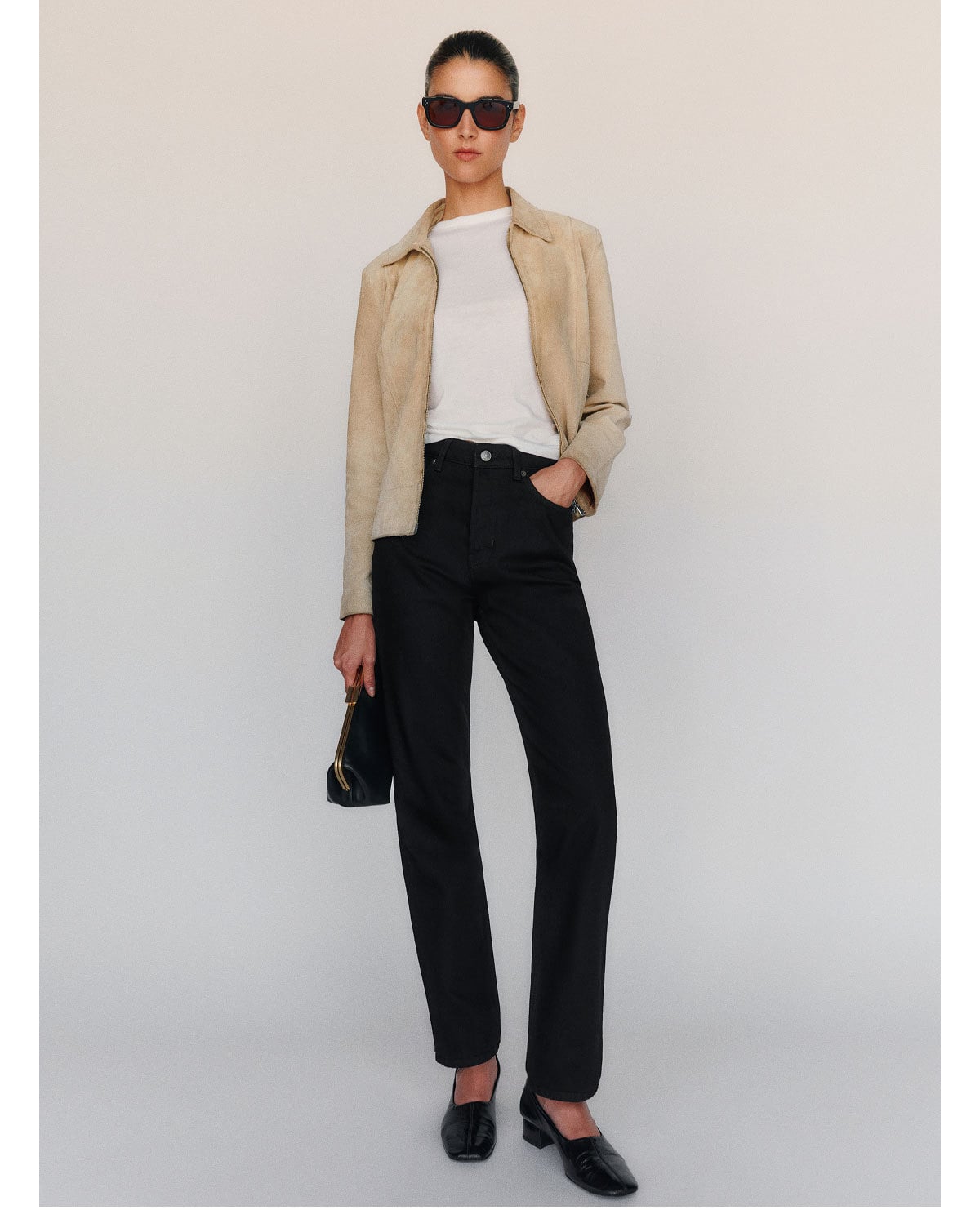 Cynthia High Rise Straight Jeans