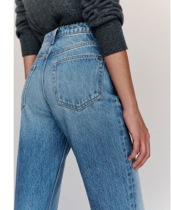 Cynthia High Rise Straight Jeans
