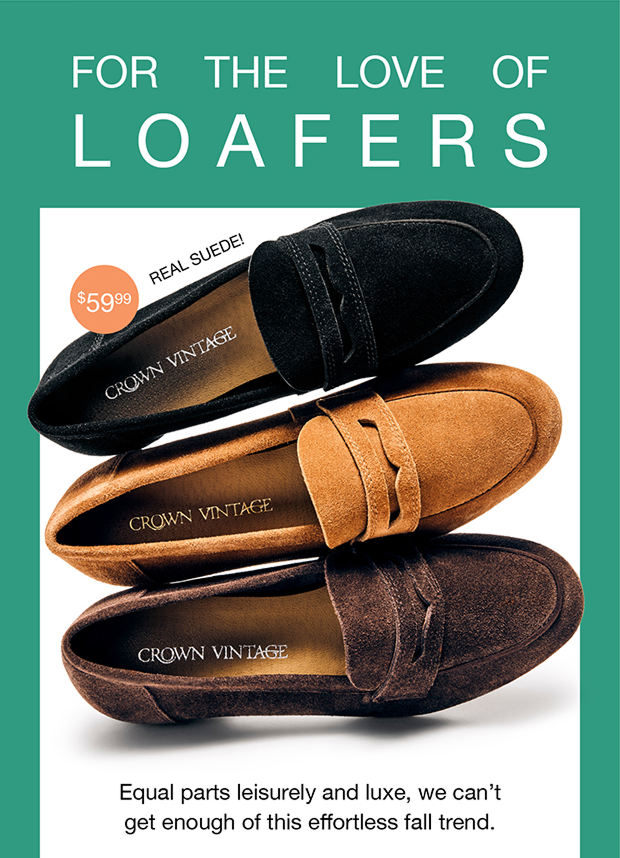 For The Love Of Loafers | Equal parts leisurely and luxe, we can't get enough of this effortless fall trend.