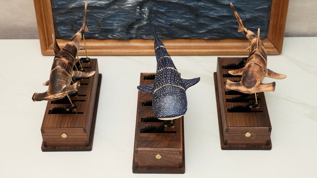 Wooden Whale Shark Automaton&nbsp;