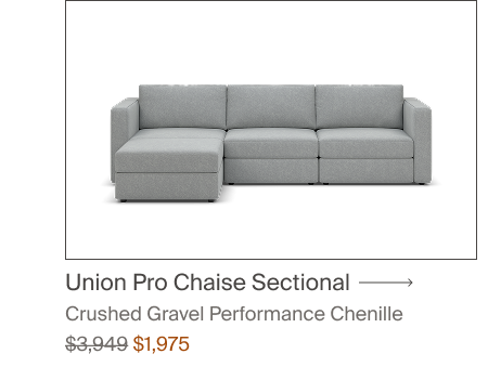 Union Pro Chaise Sectional