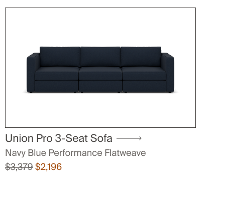 Union Pro 3-Seat Sofa