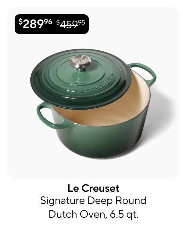 Le Creuset Signature Deep Round Dutch Oven, 6.5 qt.