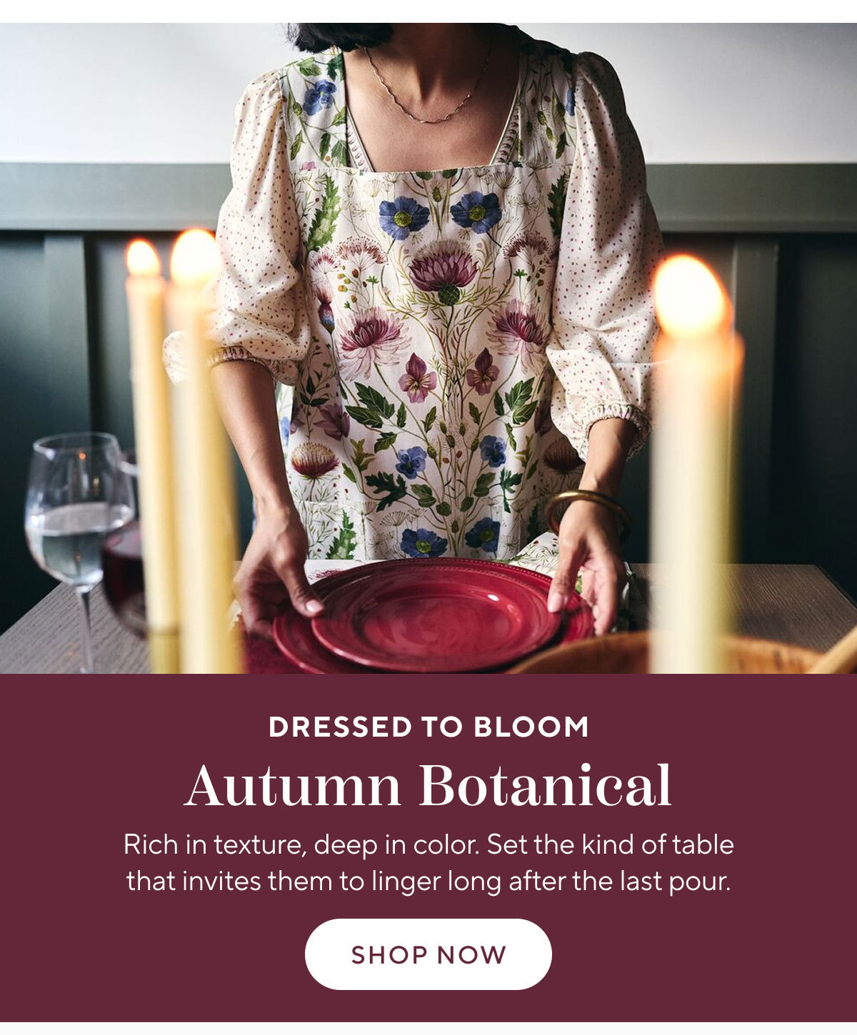 Autumn Botanical Dinnerware Collection