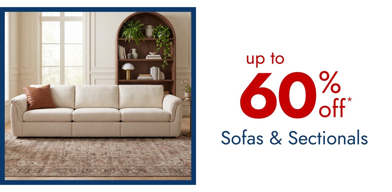 Sofas & Sectionals - Up to 60% off