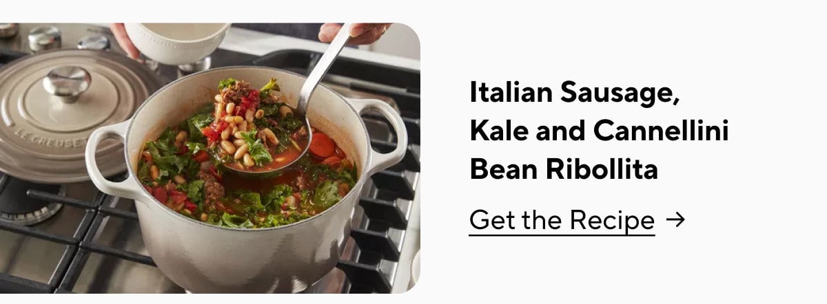 Italian Sausage, Kale And Cannellini Bean Ribollita