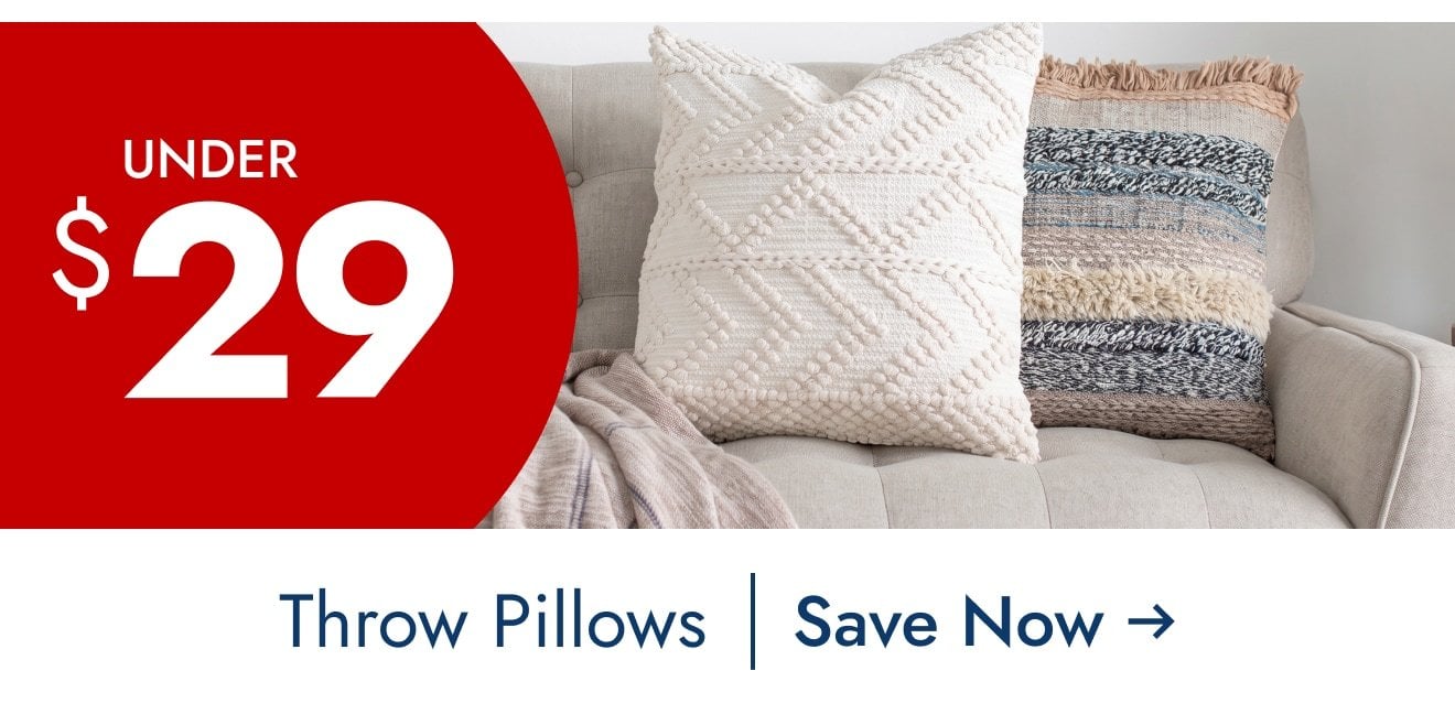 Throw Pillows Under $29