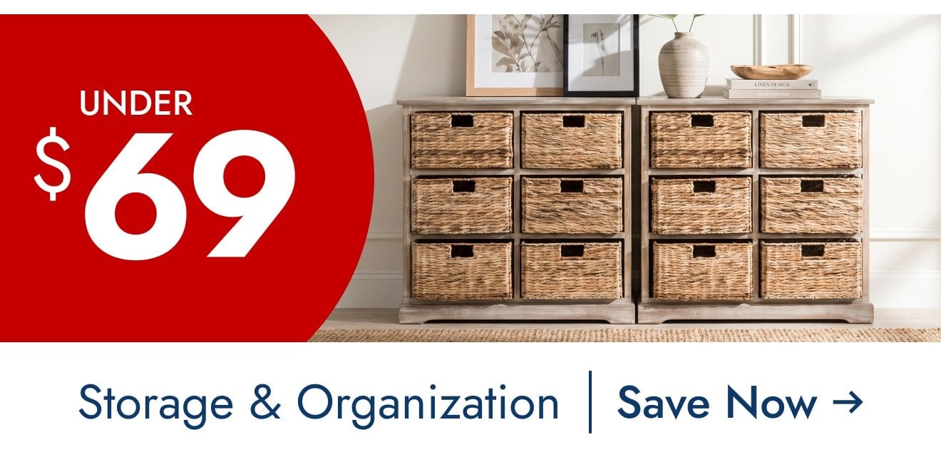 Storage & Organization Under $69