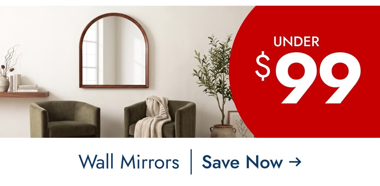 Wall Mirrors Under $99