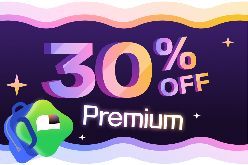 30% off Premium