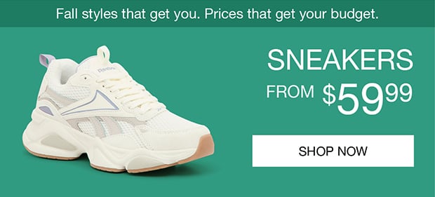 Sneakers From $59.99 - Shop Now